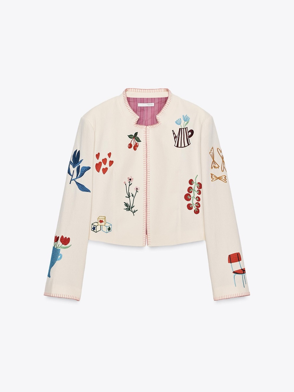 Zara embroidered jacket